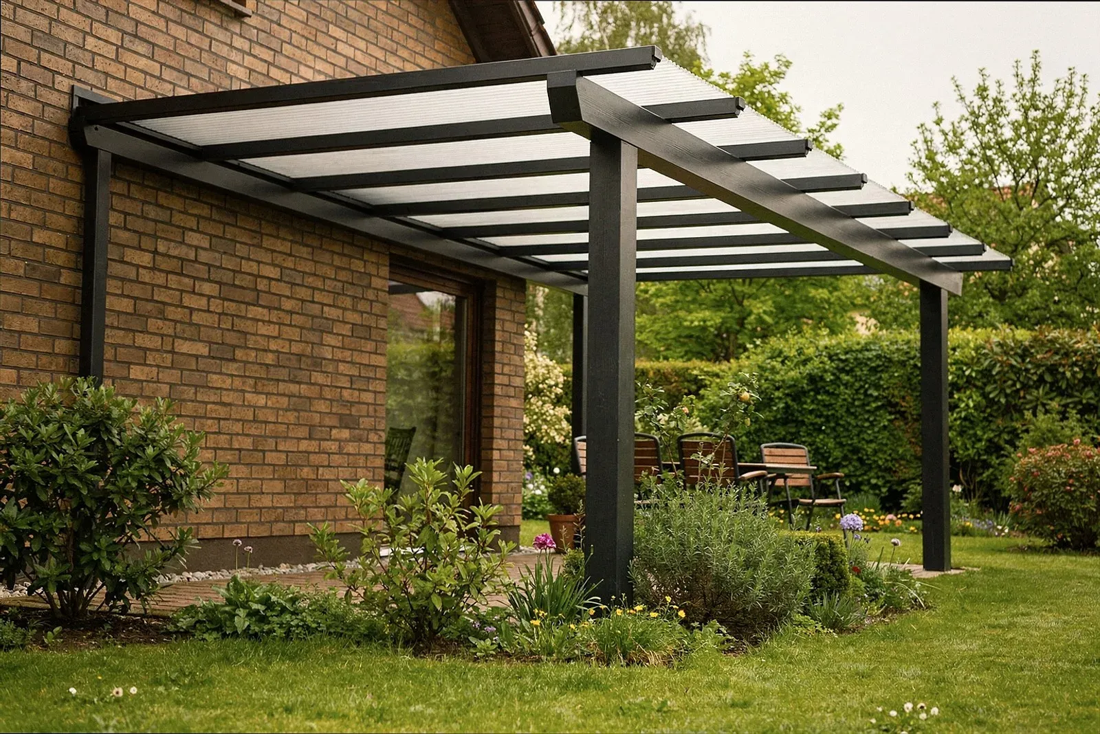Alu-Terrassenüberdachung in Augsburg